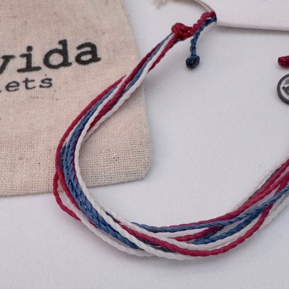 Pura Vida Red, White, and Blue Bracelet Set - NWT - Picture 2 of 2